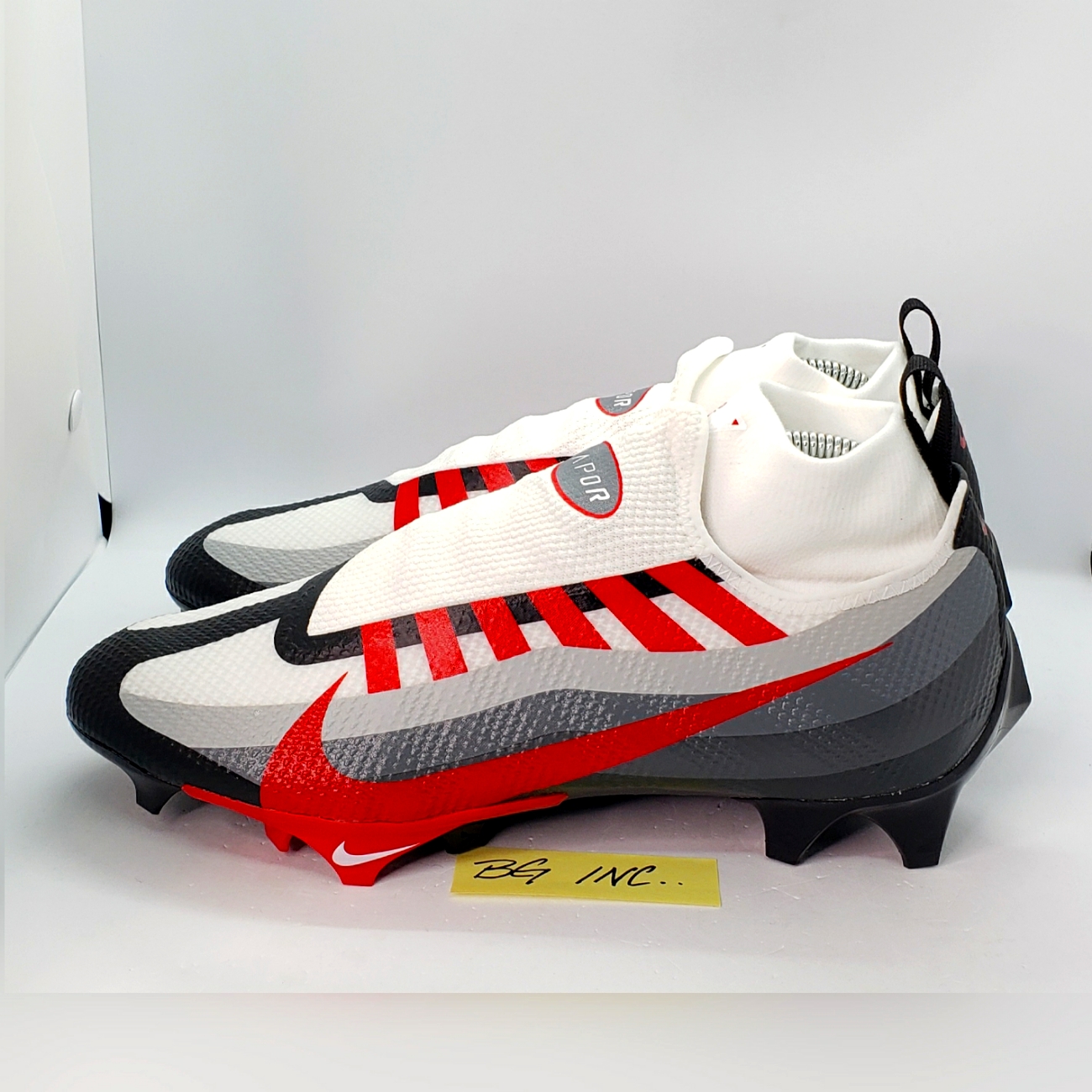 New Nike Vapor Edge Pro 360 Football Cleats Mens Size 13 Black Red Dv0778-002
